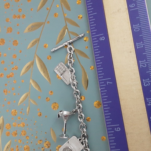 Stanless steel charm bracelet/ anklet - Picture 8 of 10